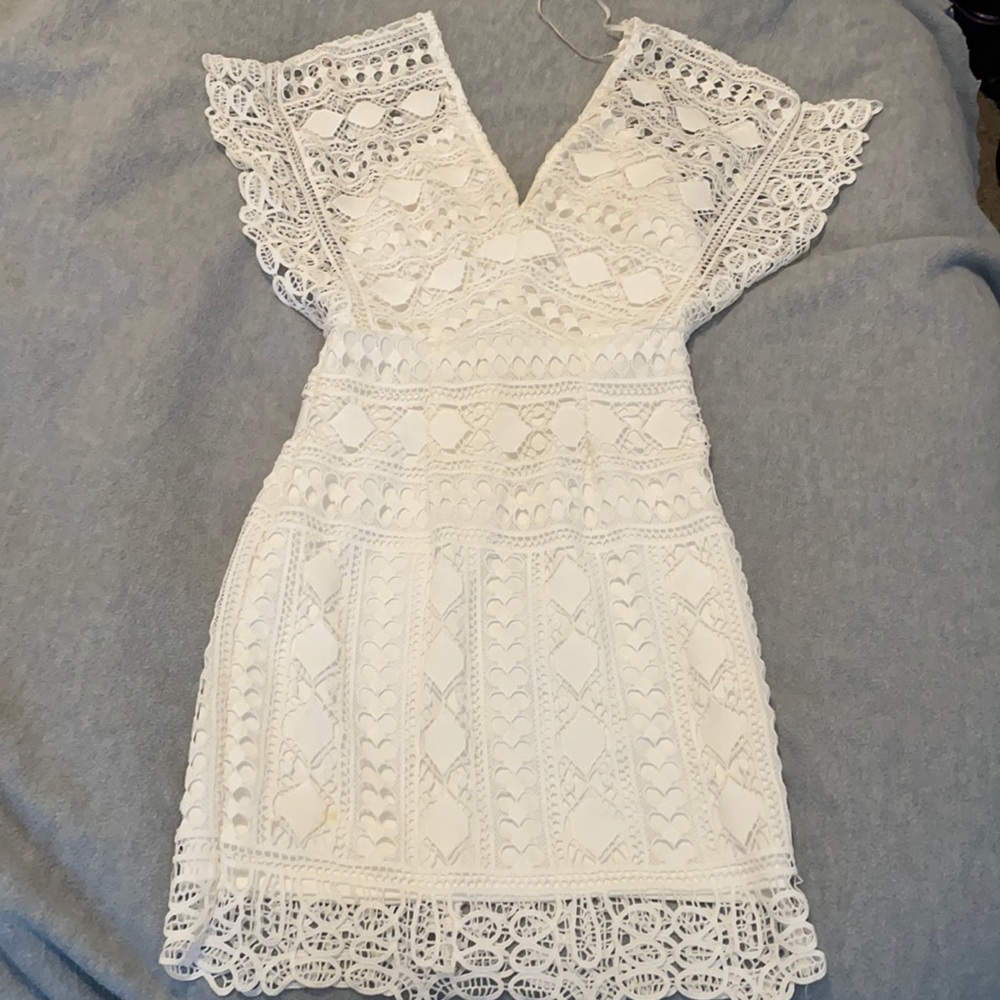 Lulus white dress